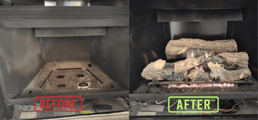 Gas Fireplace Refurbish