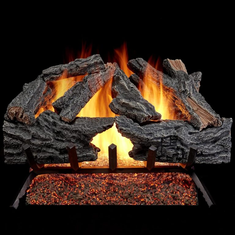 24" Top Gas Log Set