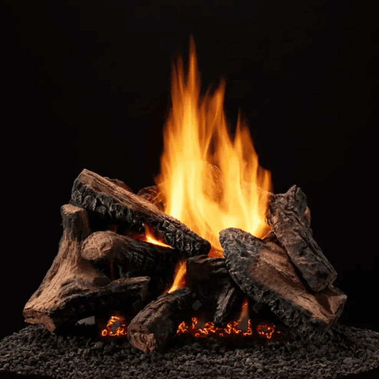 Majestic duzy 5 remote lit gas log set